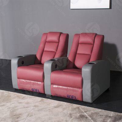 LS-9108 Home Movie Theater Sofa With Diamond Stiching photo-4