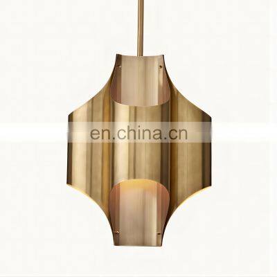 Modern Classical Solid Brass Restoration Lighting Cathedral Lamp Luxury Ceiling Art Decor Indoor Chandelier Pendants Light