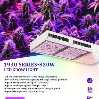 HPS Retrofit-newest IP65 led grow light 600w 650w 800w 1000w 0-10v daisy-chain for indoor grow room greenhouse medical plants veg flower harvest