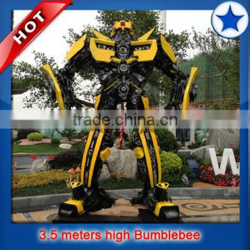 3.5 meters high Bumblebee Transformer sculpture for Exhibition