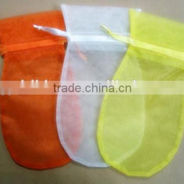 Plain Assorted Colors Jewelry Organza Gift Bags!Wholesale Christmas gift packing bags