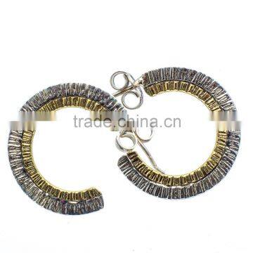 SILVER COPPER EARRINGS ,925 sterling silver jewelry wholesale,WHOLESALE SILVER JEWELRY,SILVER EXPORTER,SILVER JEWELRY FROM INDIA