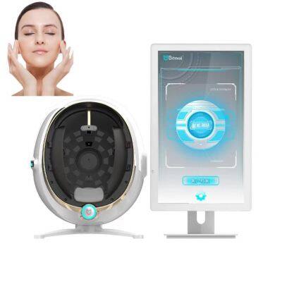 En venta caliente. Analizador facial de piel profesional, escáner digital de rostro 3D con tecnología AI, espejo inteligente, máquina de análisis facial Visia