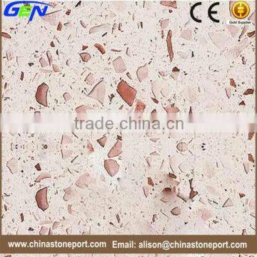 pink quartz stone slab