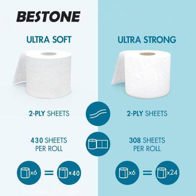 USA Wholesale Cheap Bamboo And Plant Drag Toilet Paper Rolls Soft And Absorbent photo-3