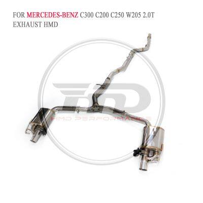 SS304 Exhaust Catback for Mercedes Benz AMG CLS63 W219/C300 C200 C250 W205/W211 E63/W212 E550/GL63 X166 Car Accessories Whatsapp+86 18946955156
