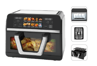 AirFryer Home Large Capacity Visual Color Screen Multifunctional（Wechat/whatsapp:008613510231336）