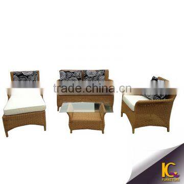 Most Popular Waterproof Rattan Outdoor Furniture Sofa Set Patio Sofa photo-6