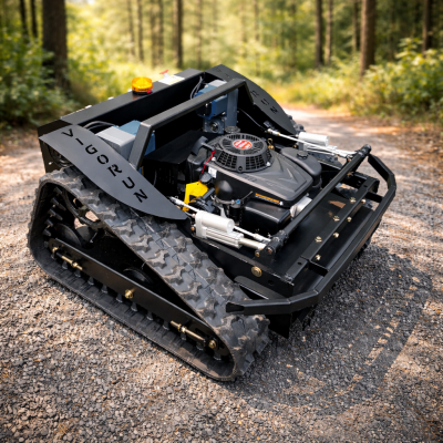 Drahtloser industrieller geführter Unkrautbeseitigungsmotor VTLM600, bürstenloser Motor, Loncin 224cc Benzinmotor, Fernsteuerung, steile Böschungen, Fabrik