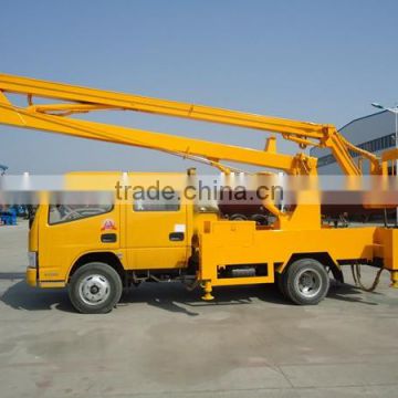 12m dongfeng 4x2 truck mounted aerial work platform