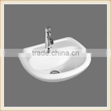wall hung ceramic basin sanitary ware white color antique bathroom vanities