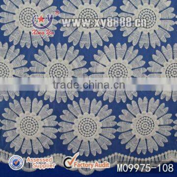 2013-2014 Hot Sale Crochet Sun Flower Organza Fabric Lace photo-2