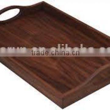 Small Shabby Chic Wooden Serving Tray With Handles