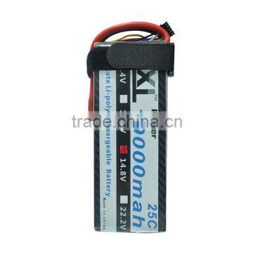 25C RC model airplane 10000mAh 14.8V RC Model lipo battery