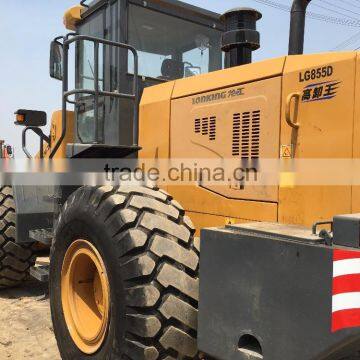 secondhand wheel loader Lonking LG 855D/ original chinese loader in shanghai