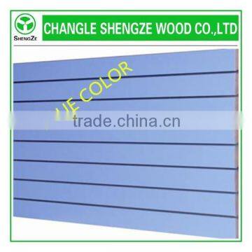 4'*8' with different thickness high glossy slotted mdf board from shengze wood