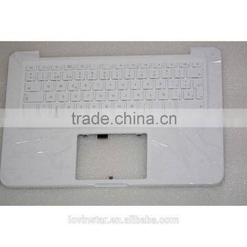 Best Price Spanish layout Top case with keyboard For A1342 Apple MacBook