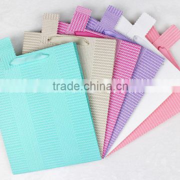 Creative foaming process specialty paper bag, gift paper bag, clothing paper bag