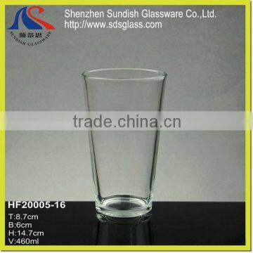 16oz clear glass cup HF20005-16