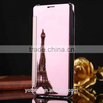 Attractive Design Flip Mirror Phone Cover /Luxury Hybrid Leather Mirror Case For Samsung Galaxy A7 2016 Quality Choice photo-5