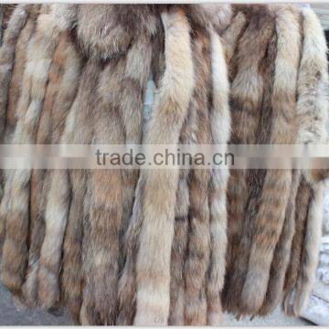 Natural Color Garment Real Raccoon Fur Collar , Customized in Length photo-2