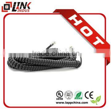 0.5M RJ11 spiral kablo telephone CABLE 2WIRE
