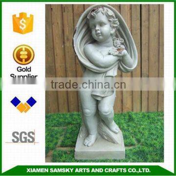 boy garden statue angel home goods garden statue