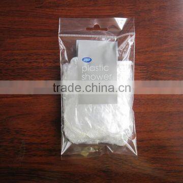 China Factory Price Disposable Plastic PE Printed Soft Shower Cap