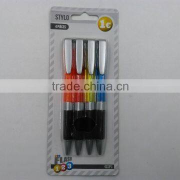 promotional ballpoint pen telescopic plastic pen