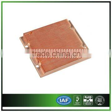 Copper heatsink for aviation series computer motherboard