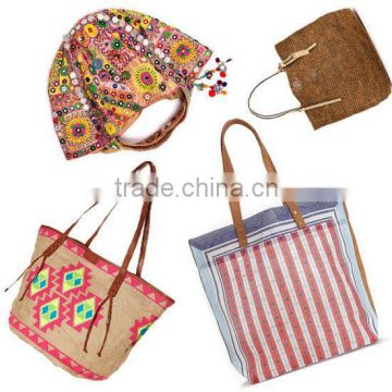 Beach Bag Wholesale Striped Beach Bag