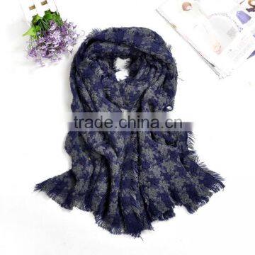 New Arrvial Wool Houndstooth Winter Women Shawls photo-4