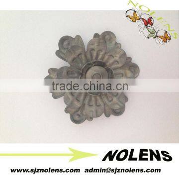 ornament flowers and leaves cast iron decorative pieces