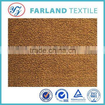 textile and apparel fabric cheap and plain wool Sherpa100polyester fabric