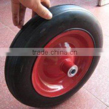 wheelbarrow wheel, solid rubber wheel, rubber wheel, wheel barrow tire