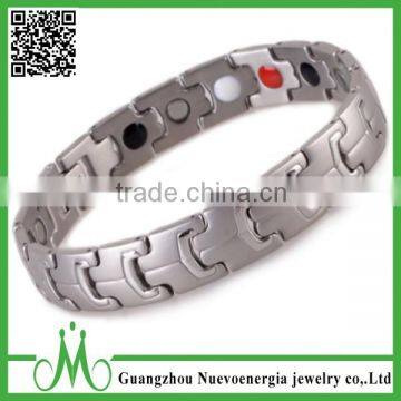 Bio magnetic 316L stainless steel bracelet the health jewelry for young ladies