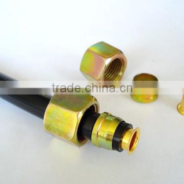 three pieces fittings for nylon air brake coils