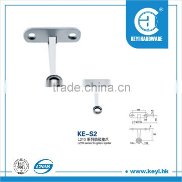 KE-S2 high quality L210SERIES FIN GLASS SPIDER FITTINGS /spider glass holder