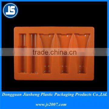 Orange Vacuum Forming Plastic Cosmetic Makeup Trays