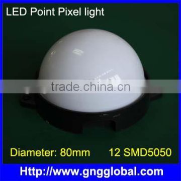 Diameter 80mm New point source light waterproof full color led point light