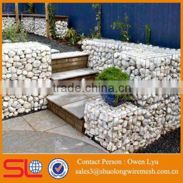 Different sizes of Square Hole Galvanized Welded Type Gabion Box (ISO Factory)
