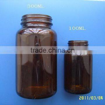 300ml amber glass medicine bottle from China