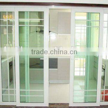 Tempered Glass Aluminum Sliding Door for Kitchen