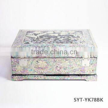 Fancy Handmade Mother of Pearl Inlaid Jewelry Box photo-3