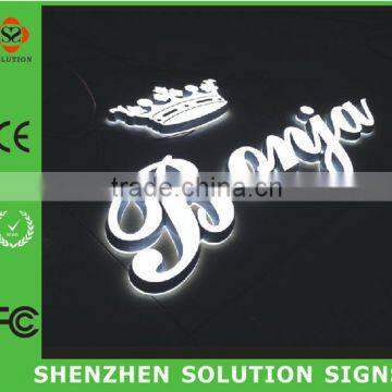 latest mini acrylic lighted channel letters