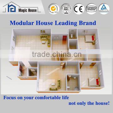 2016 Movable Certification Low Cost Flexible Beautiful Real Estate Prefab House photo-2