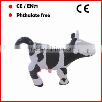 PVC custom inflatable Milk cow toys for kids