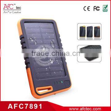 Top selling portable 4000mAh solar inverter wholesale solar cellphone power charger