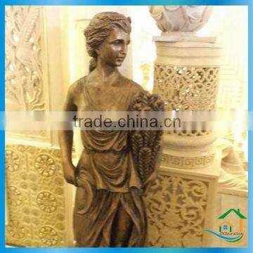 Cast stone greek statue