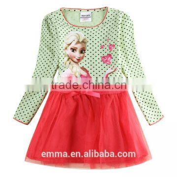 Hot!New! High quality frozen elsa costume dress for girls BC2096